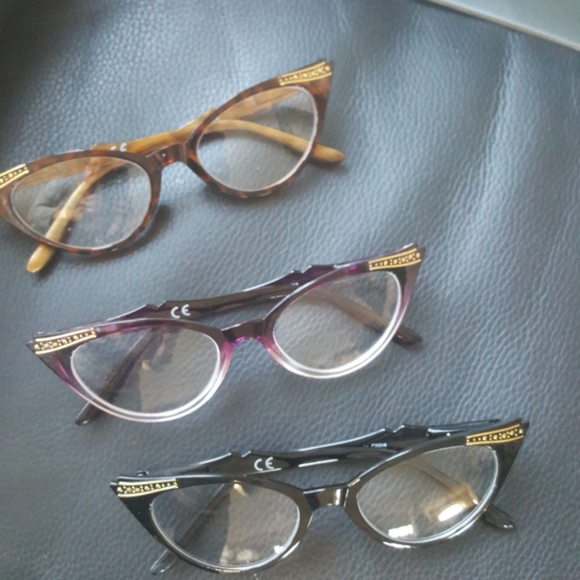 Accessories - 3 pair of cute glasses just for fun 3 pair lot.